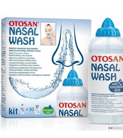 Otosan Nasal Wash Kit lavaggio del naso flacone irrigatore + 30 bustine predose