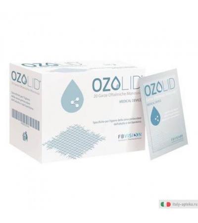 Ozolid Garze TNT oftalmiche monouso per idratare e detergere le palpebre e le ciglia 20 pezzi