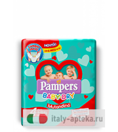 Pampers Baby Dry Mutandina taglia 4 Maxi 8-15kg 16 pezzi