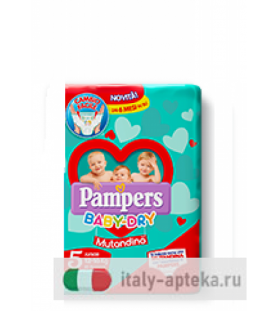 Pampers Baby Dry Mutandina taglia 5 Junior 12-18kg 15 pannolini