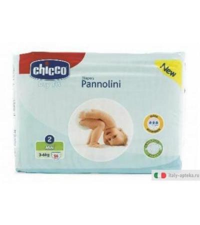 Pannolini Chicco DRY FIT 3-6 Kg Mini - Taglia 2