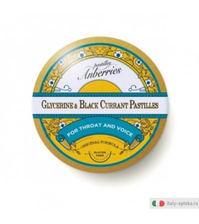 Pastilles Anberries Gola e Voce Ribes Nero e Glicerina