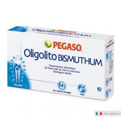 Pegaso Oligolito Bismuthum preparazione alimentare 20 Fiale orali da 2 ml