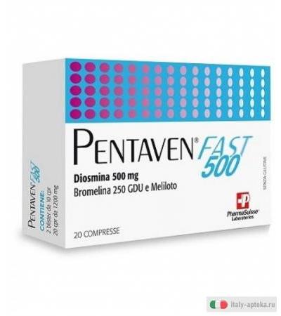 Pentaven Fast 500 utile per la circolazione 20 compresse