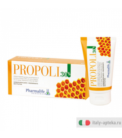 Pharmalife Crema Pomata Propoli 30% azione dermopurificante 75ml
