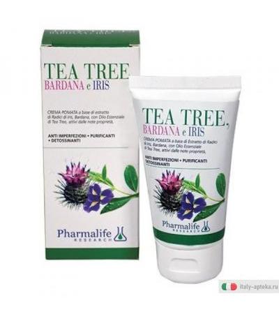 Pharmalife Crema Pomata tea tree bardana e iris 75ml