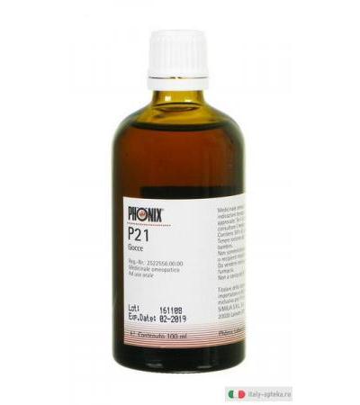 Phonix P21 gocce medicamento omeopatico 100 ml