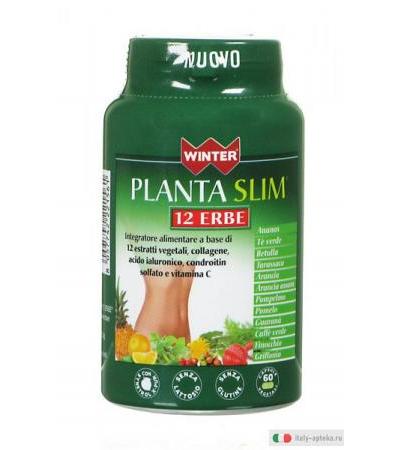 Planta Slim 12 erbe integratore per il controllo del peso 60 capsule