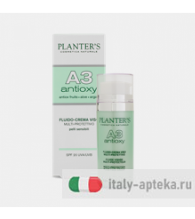 Planter's A3 antioxy fluido-crema viso multi-protettivo SPf 20 - 30ml