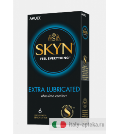 Презервативы SKYN Extra Lubricated 6 molto lubrificati
