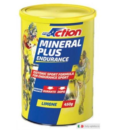 Pro Action Mineral Plus Endurance reidratazione gusto limone 450 g