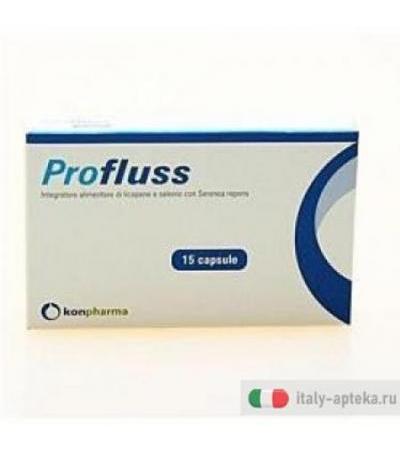 Profluss 15 capsule per la naturale funzione prostatica