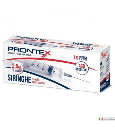 Prontex Siringhe sterili monouso 2,5ml 10 siringhe