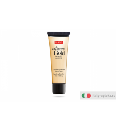 Pupa Extrem Gold Sprakling All Over Gel effetto scintillante n. 001 All That Glitters 25ml