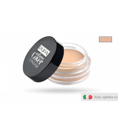 Pupa Extreme Cover Concealer Correttore Alta Coprenza n. 002 Light Beige