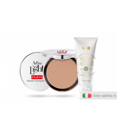 Pupa Kit Viso Perfetto limited edition cream foundation + maschera peel off illuminante 040 medium beige
