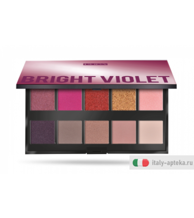 Pupa Make Up Stories palette 10 ombretti n.03 Bright Violet