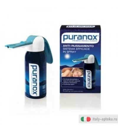 Puranox Anti-Russamento sistema efficace in spray per gola 75ml