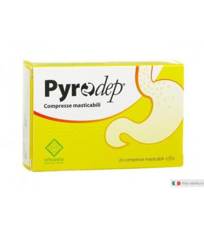 Pyrodep integratore per la digestione 24 compresse masticabili
