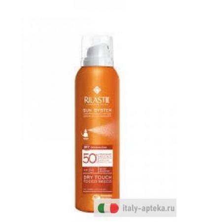Rilastil Sun System Dry To SPF50+ tocco secco per pelli chiare e sensibili 200ml