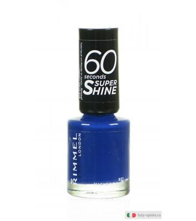 Rimmel 60 Seconds Super Shine Smalto colore 937 Magnetic Blue 8 ml