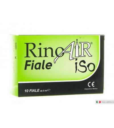RinoAir Iso Fiale per la pulizia del naso 10 fiale