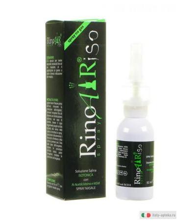 Rinoair spray nasale no gas soluzione salina isotonica con acetilcisteina 50 ml