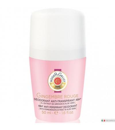 Roger&Gallet Gingembre Rouge Deodorante anti-traspirante 48h roll-on 50ml