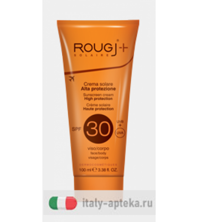 Rougj+ SPF30 Crema solare alta protezione 100ml