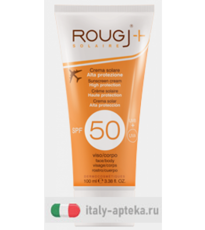 Rougj+ SPF50 Crema solare alta protezione 100ml