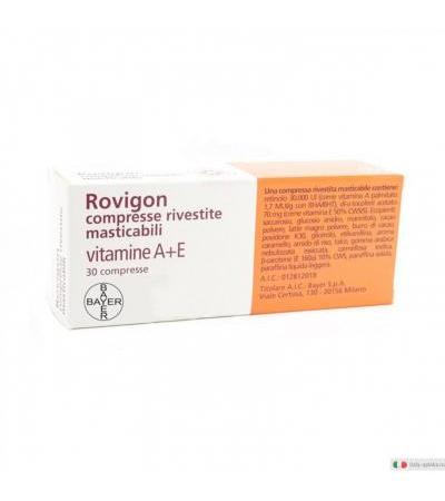 Rovigon vitamine A+E 30 compresse masticabili