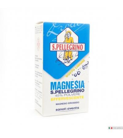 S.Pellegrino Magnesia stitichezza occasionale 45% polvere effervescente 100g gusto limone