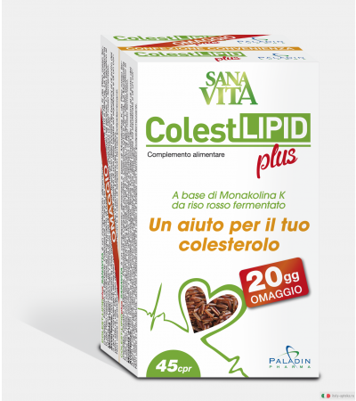 sanavita colest lipid plus 45 compresse