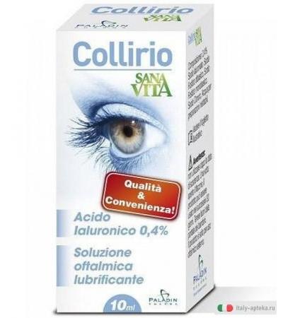 Sanavita Collirio soluzione oftalmica lubrificante 10ml