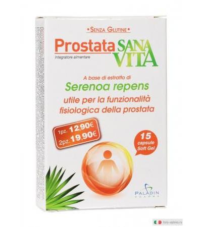 Sanavita Prostata benessere delle vie urinarie 15 capsule soft gel