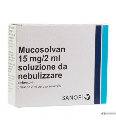 Sanofi Mucosolvan 15mg/2ml soluzione da nebulizzare 6 fiale