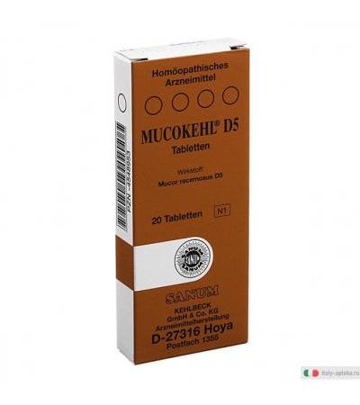 Sanum Mucokehl D5 medicinale omeopatico 20 compresse