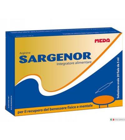 Sargenor pronta energia 20 fiale da 5ml - Meda pharma