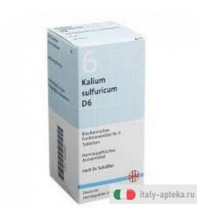 Schwabe Pharma Kalium Sulfuricum 6 Schüssler 6DH 200 compresse 50g medicinale omeopatico