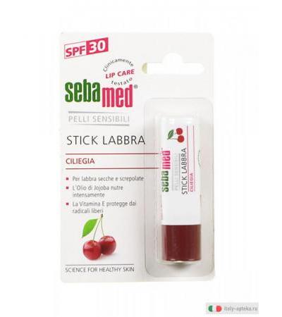 Seba Med Stick Labbra pelli sensibili Ciliegia SPF 30