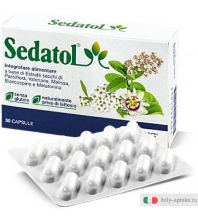 Sedatol Integratore alimentare Sonno 30 Capsule
