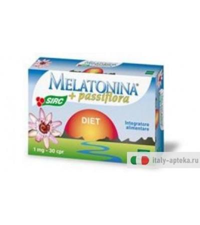 Sirc Melatonina + passiflora diet 30 compresse