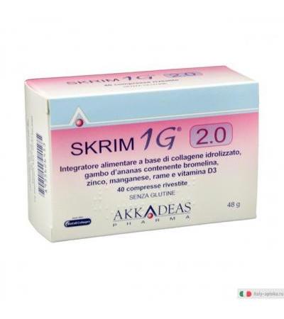 SKRIM 1g 2.0 funzionalità articolare 40 compresse
