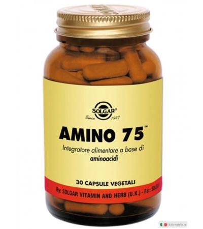 Solgar Amino 75 integratore di proteine e aminoacidi 30 capsule vegetali