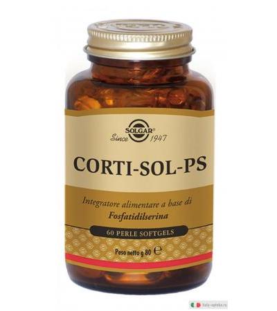 Solgar CORTI-SOL-PS integratore a base di fosfatidilserina di derivazione naturale per la emoria 60 perle
