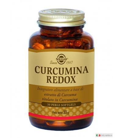 Solgar Curcumina Redox antiossidante 30 perle softgels