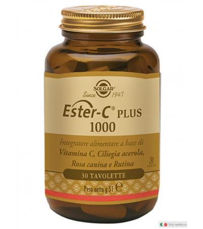 Solgar Ester C Plus 1000 antiossidante 30 tavolette