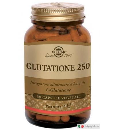 Solgar Glutatione 250 integratore di proteine 30 capsule vegetali