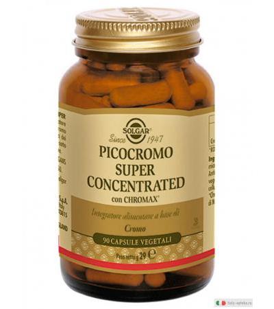 Solgar Picocromo Super Concentrated funzionalità del metabolismo 90 capsule vegetali