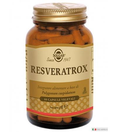 Solgar Resveratroxn antiossidante 60 capsule vegetali